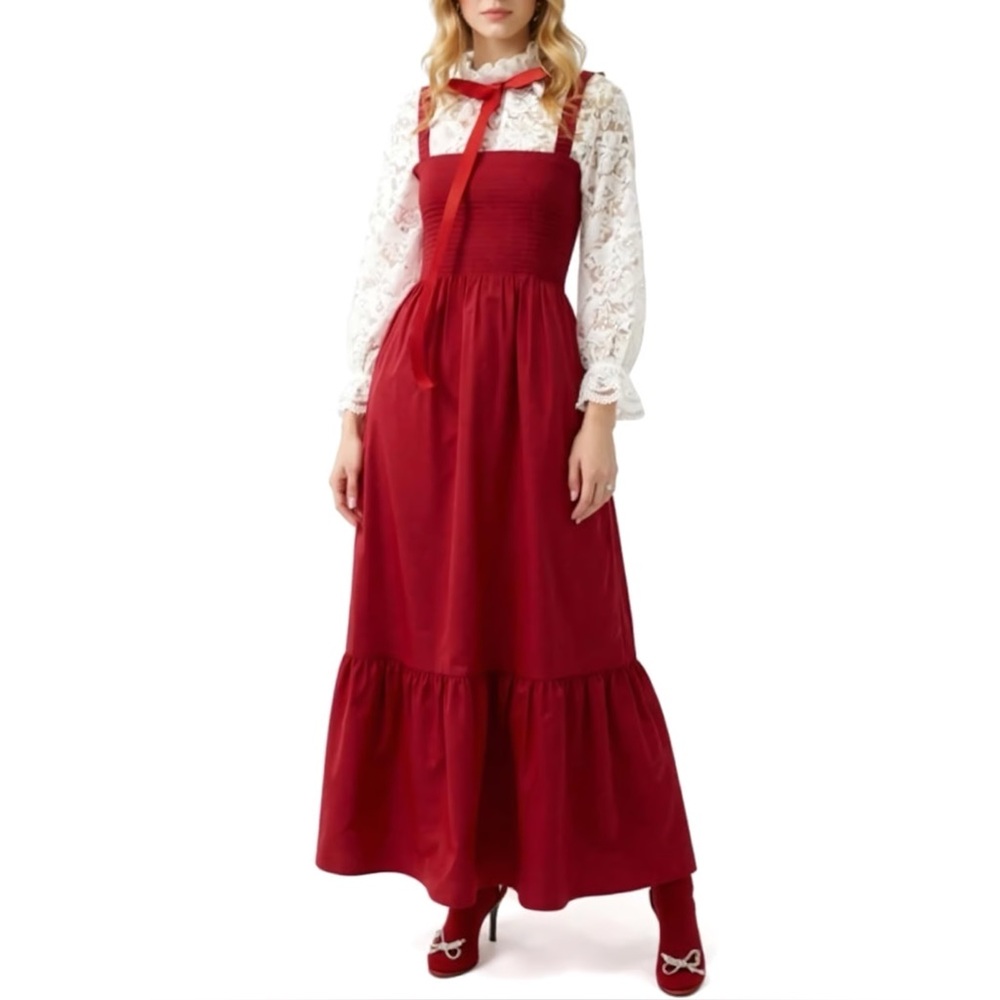 Hill House Red Maxi Dress
